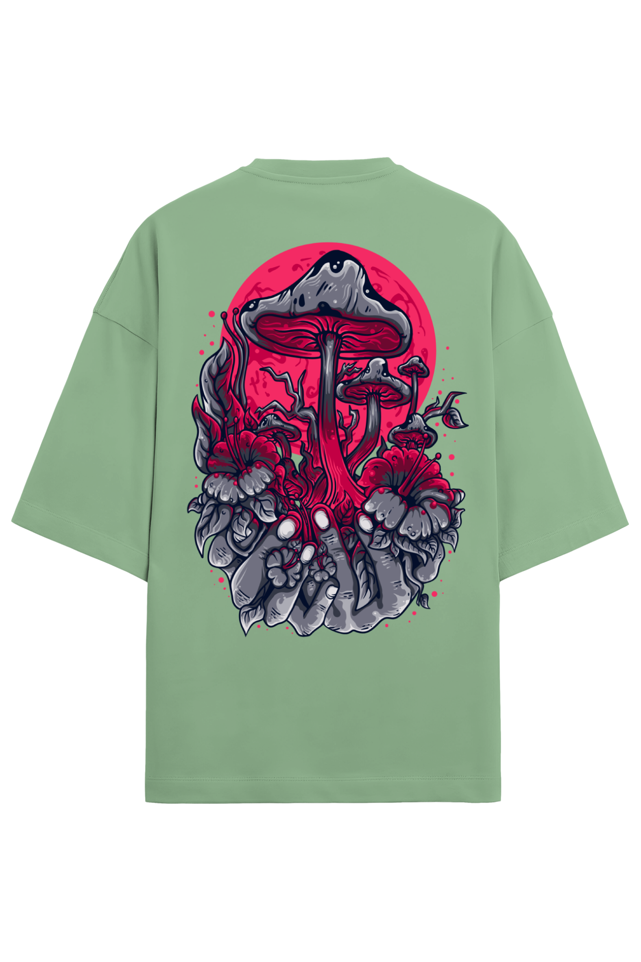 Colourful Mushroom Oversized Terry