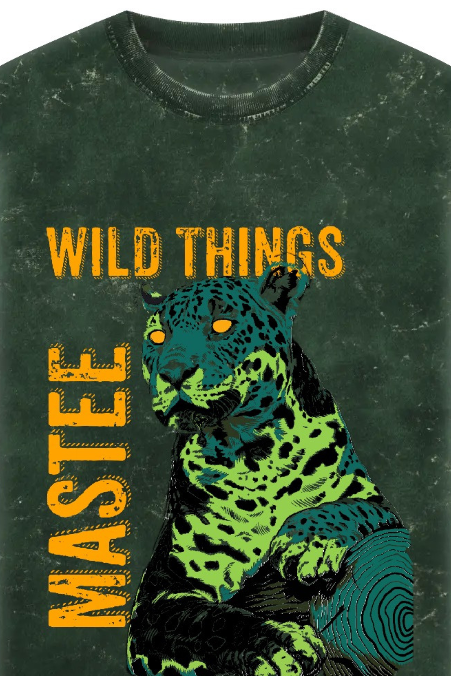 Wild Things Acid Washed Oversized Tee