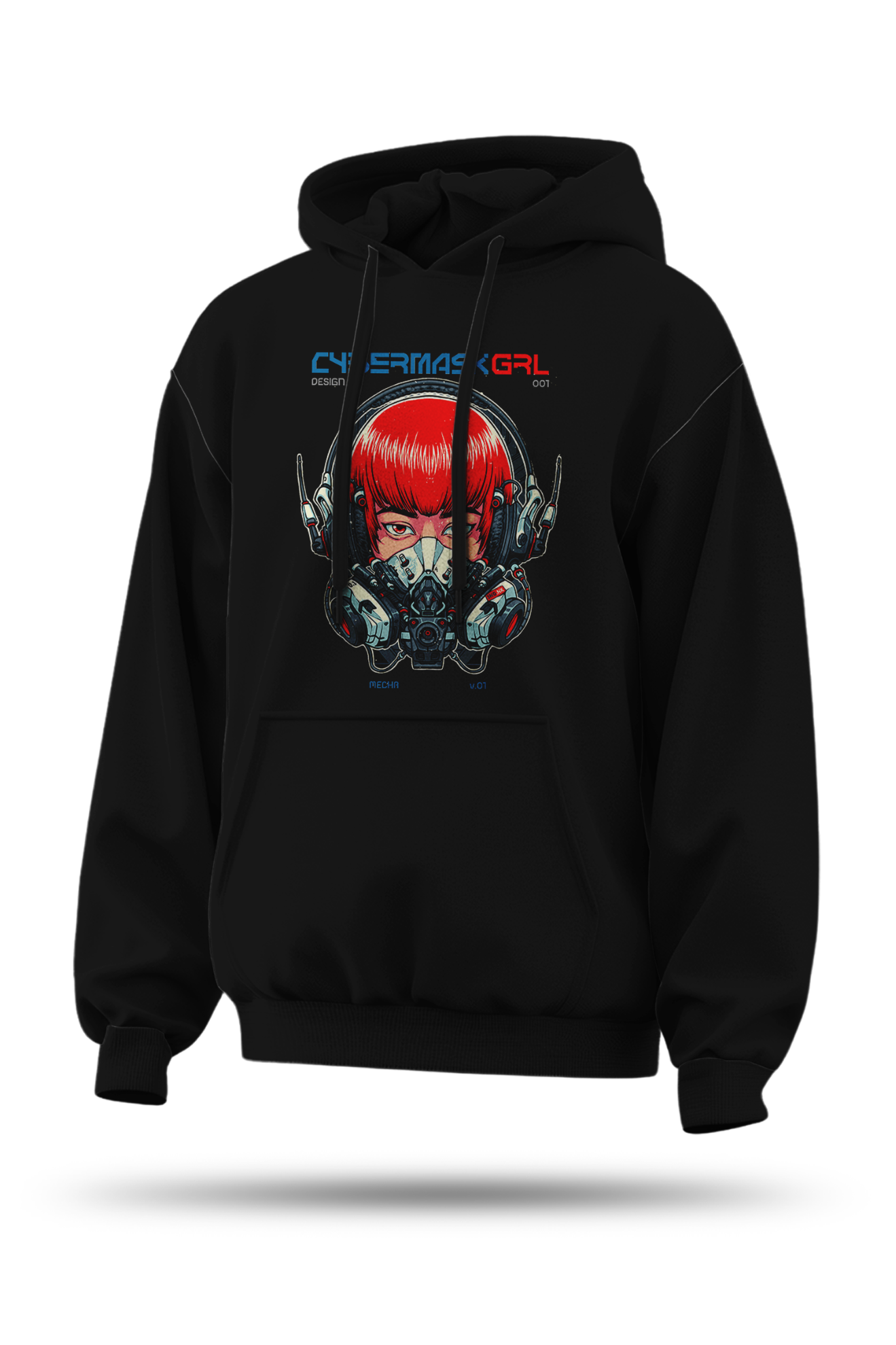 CyberMask Heavyweight Oversized Hooded Sweatshirt