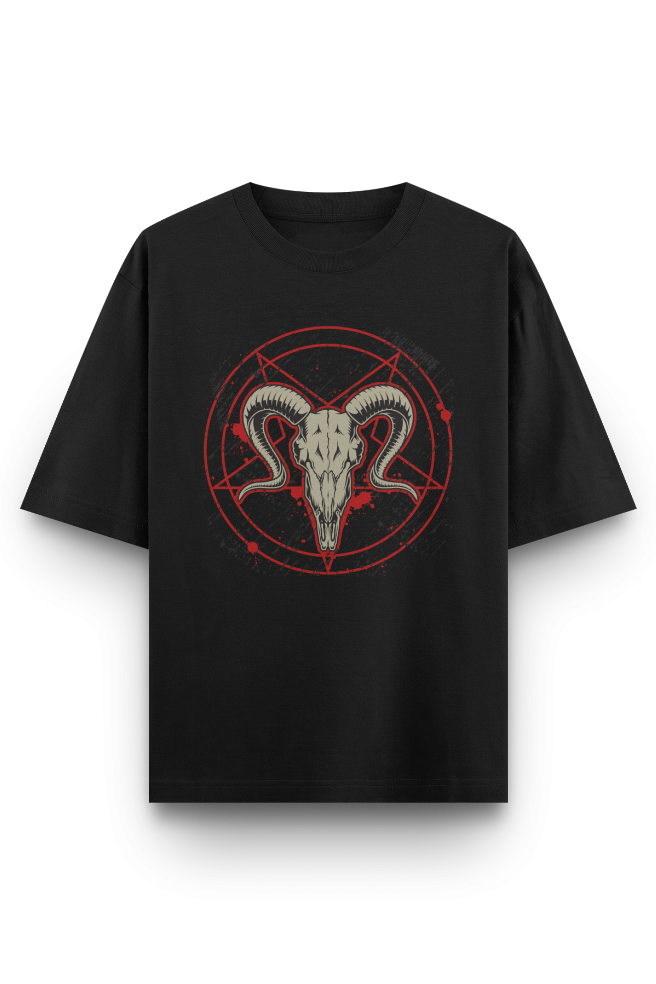 Pentagram Satanic Oversized Classic
