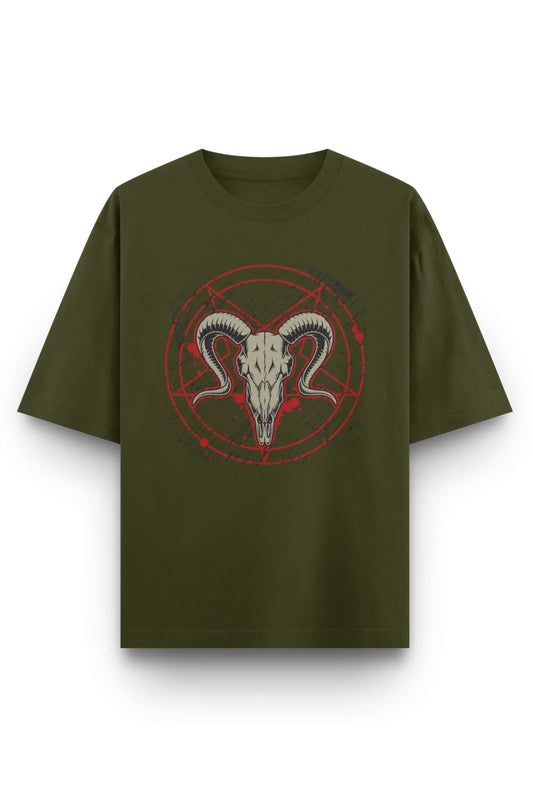 Pentagram Satanic Oversized Classic - MasteeZone