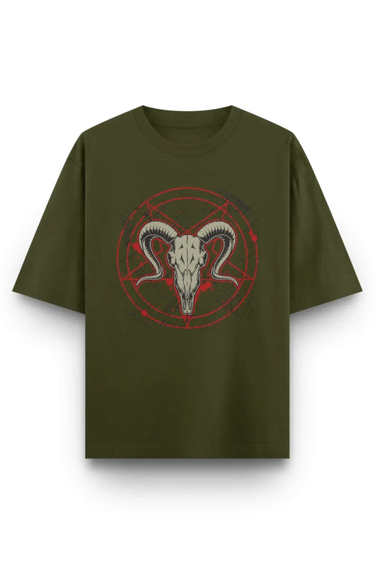 Pentagram Satanic Oversized Classic - MasteeZone