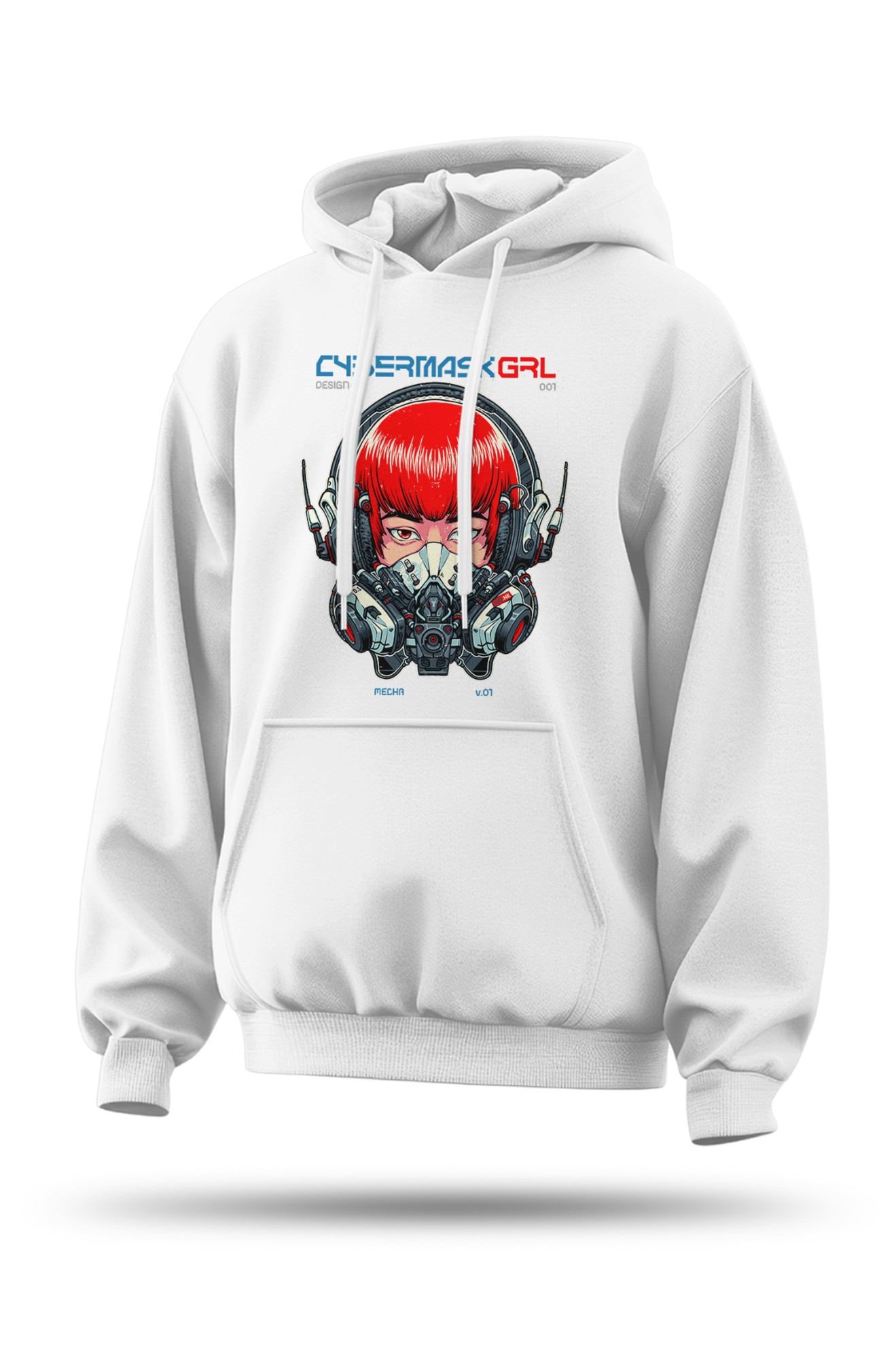 CyberMask Heavyweight Oversized Hooded Sweatshirt