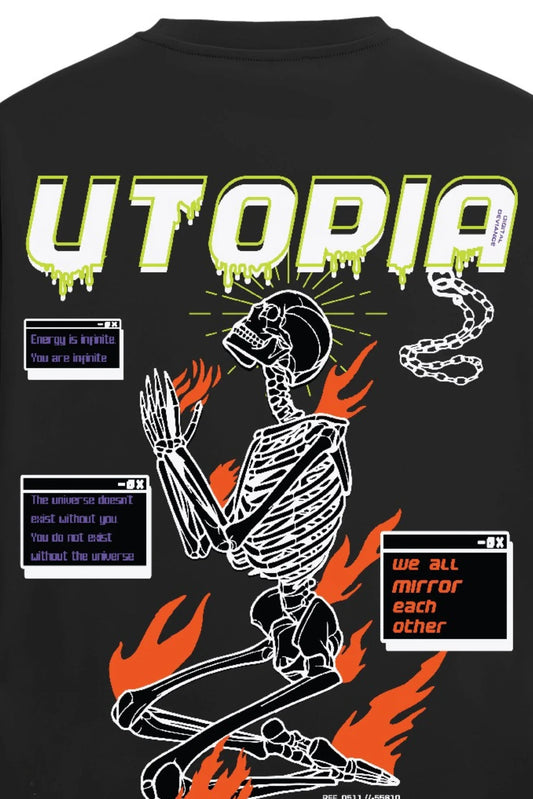 Utopia Terry Oversized Tee - MasteeZone