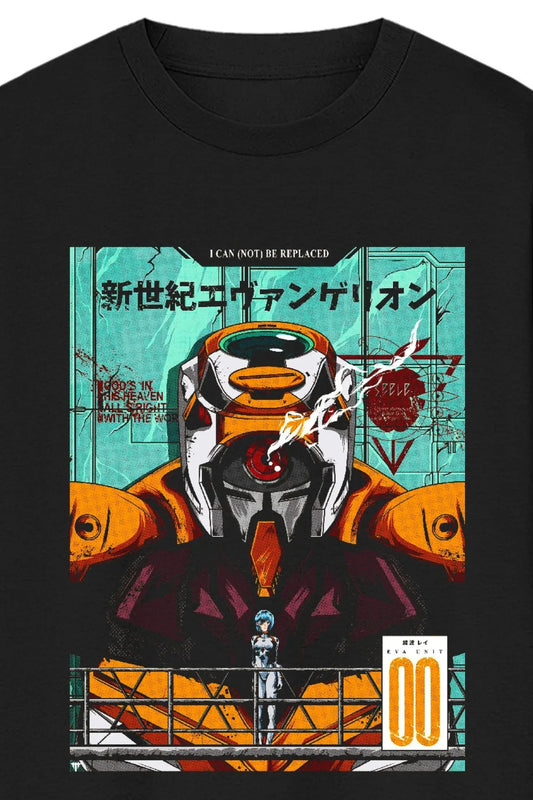 Eva 00 Oversized Classic T-Shirt - MasteeZone