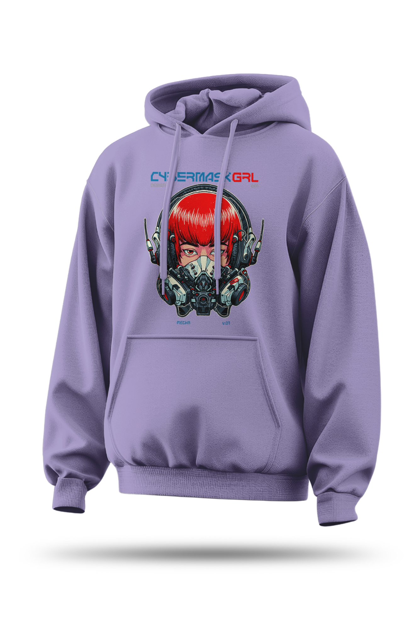 CyberMask Heavyweight Oversized Hooded Sweatshirt