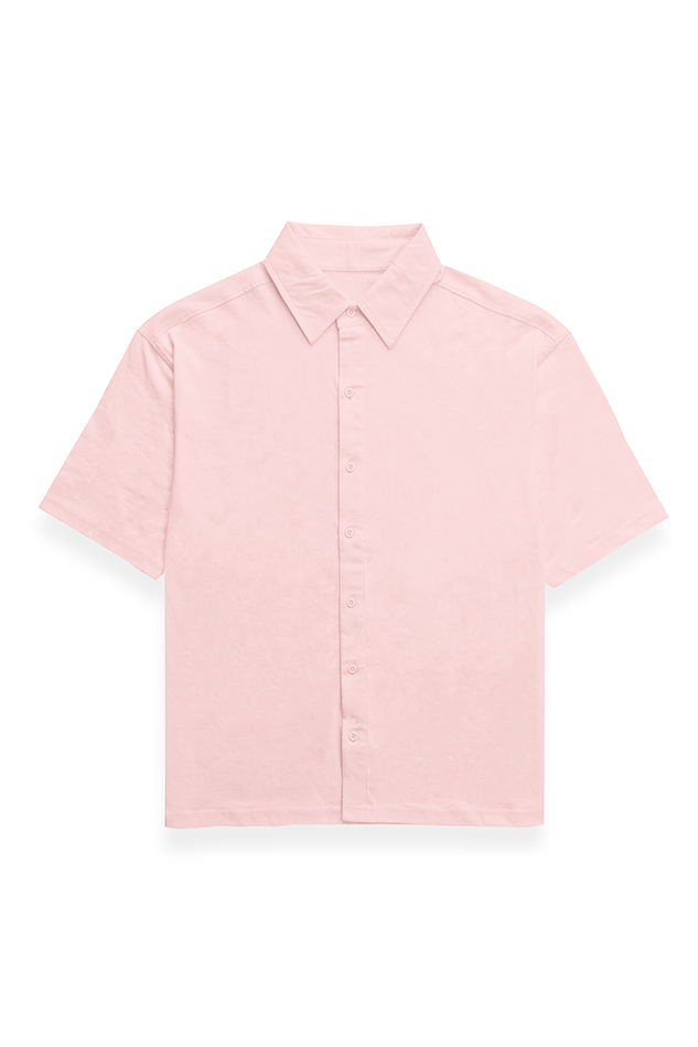 Oversized Shirt Light Baby Pink