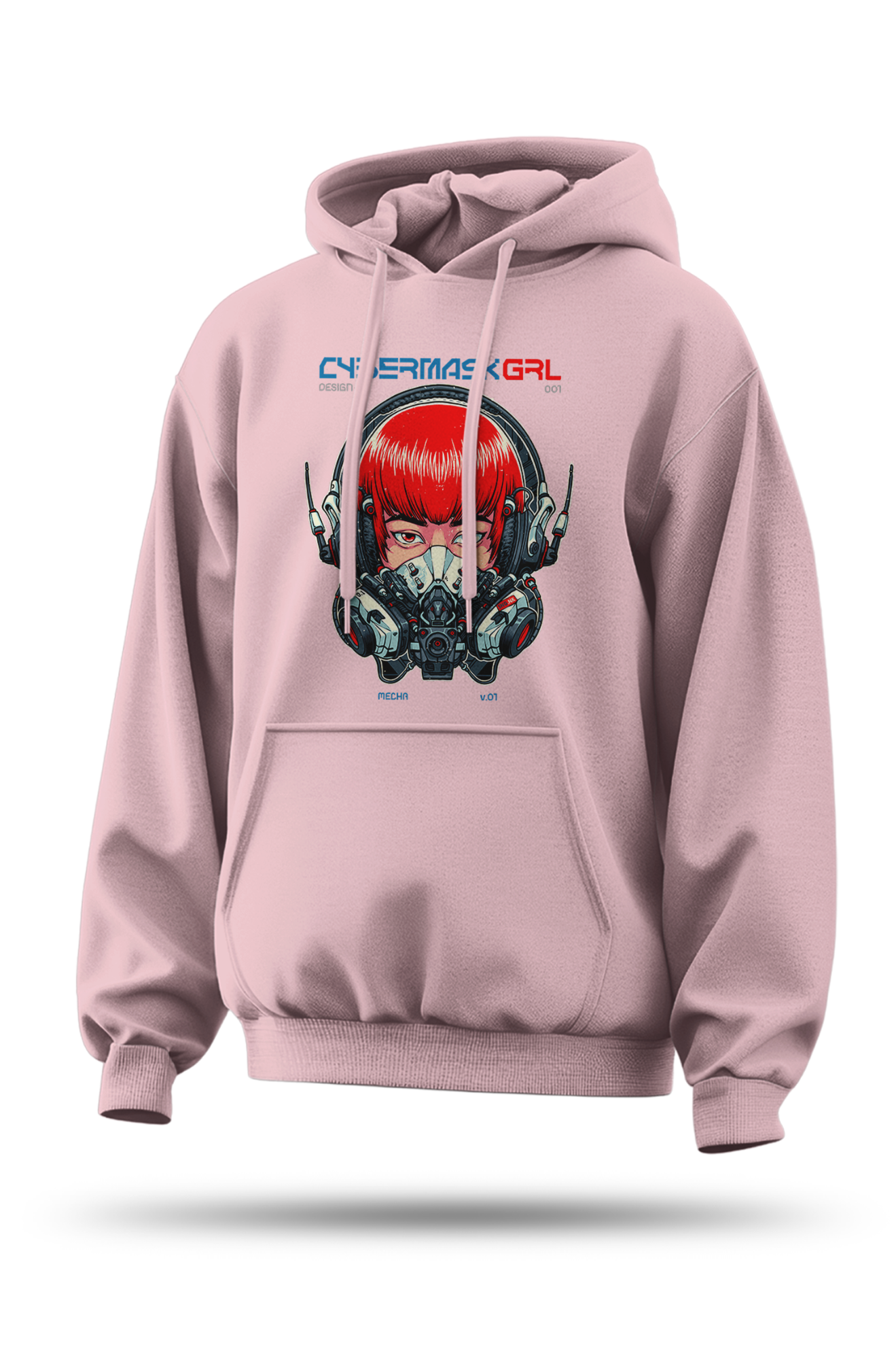 CyberMask Heavyweight Oversized Hooded Sweatshirt