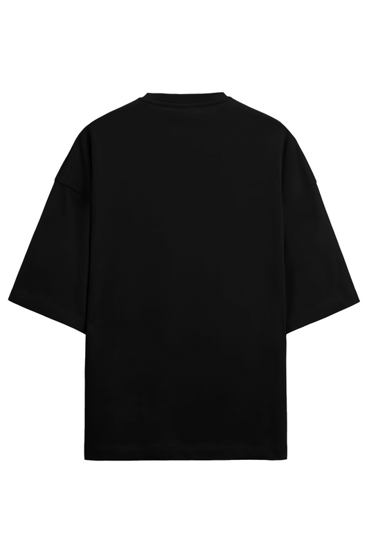 Solid Black Oversized Terry