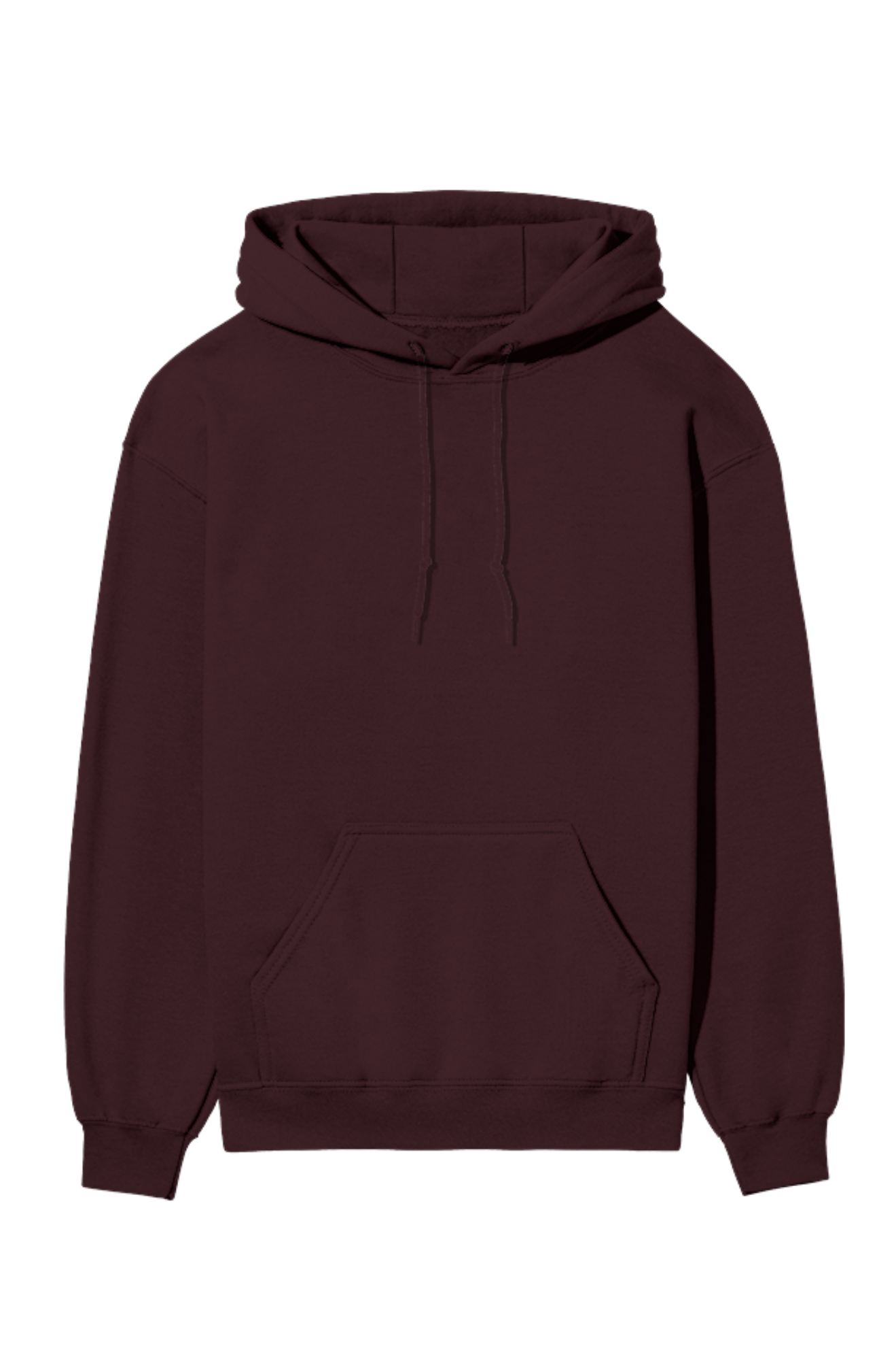 Maroon Hooded Sweatshirt