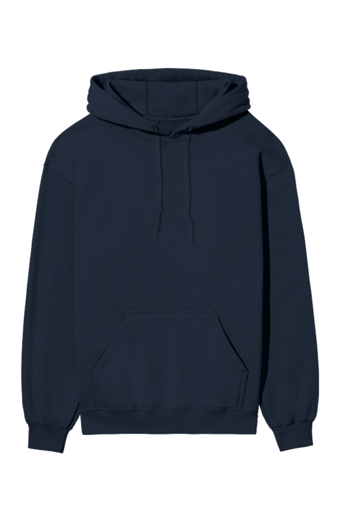 Navy Blue Hooded Sweatshirt