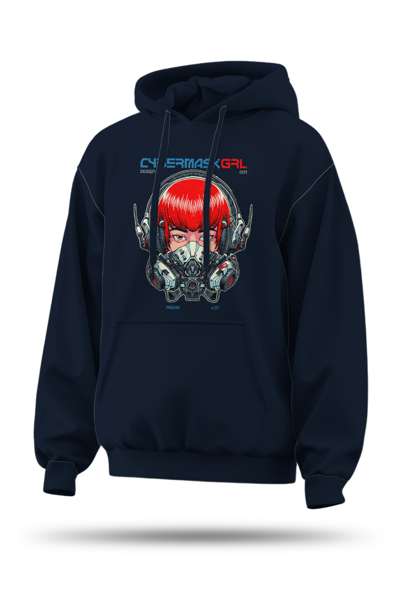 CyberMask Heavyweight Oversized Hooded Sweatshirt