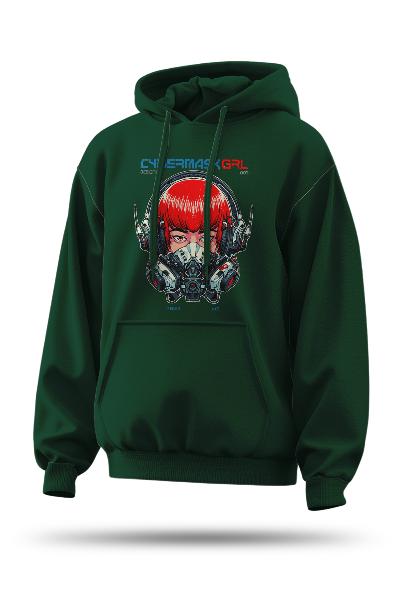 CyberMask Heavyweight Oversized Hooded Sweatshirt