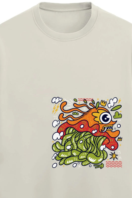 Monsbungo Terry Oversized Tee - MasteeZone