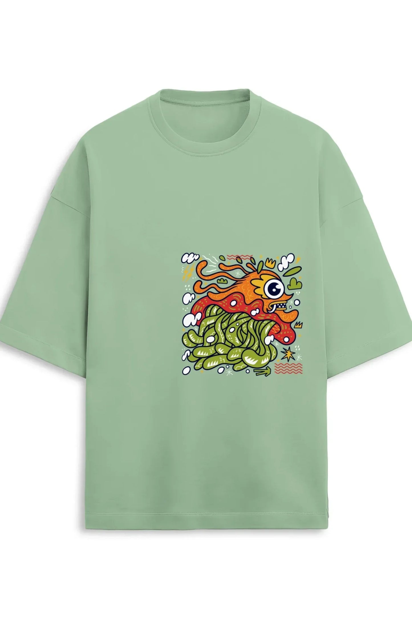 Monsbungo Terry Oversized Tee - MasteeZone