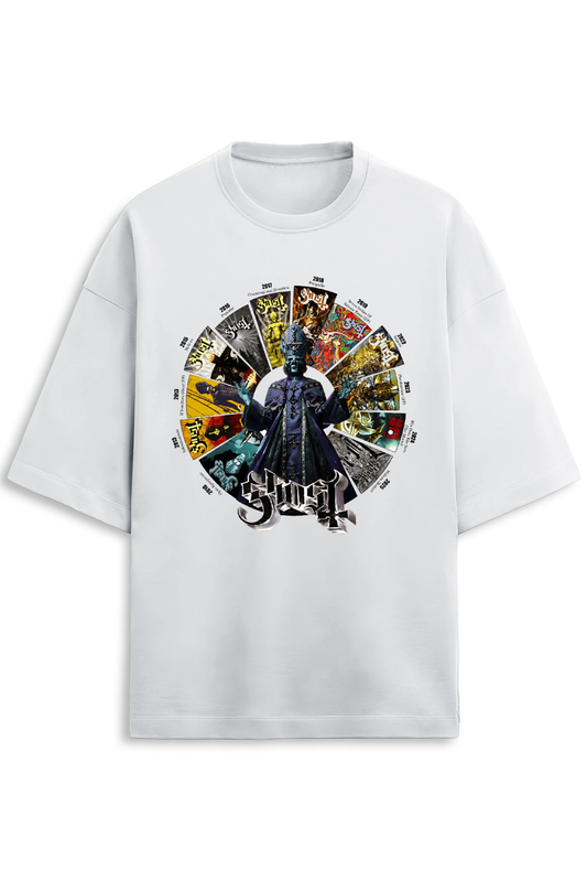 Ghost Discography Terry Oversized Tee