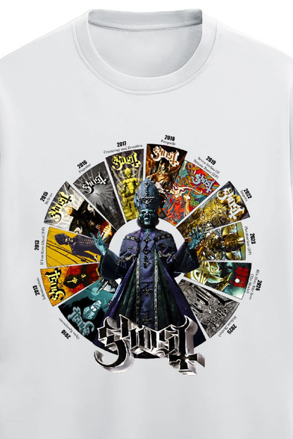 Ghost Discography Terry Oversized Tee