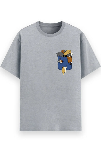 Pocket Cats Eco-Friendly T-Shirt - MasteeZone