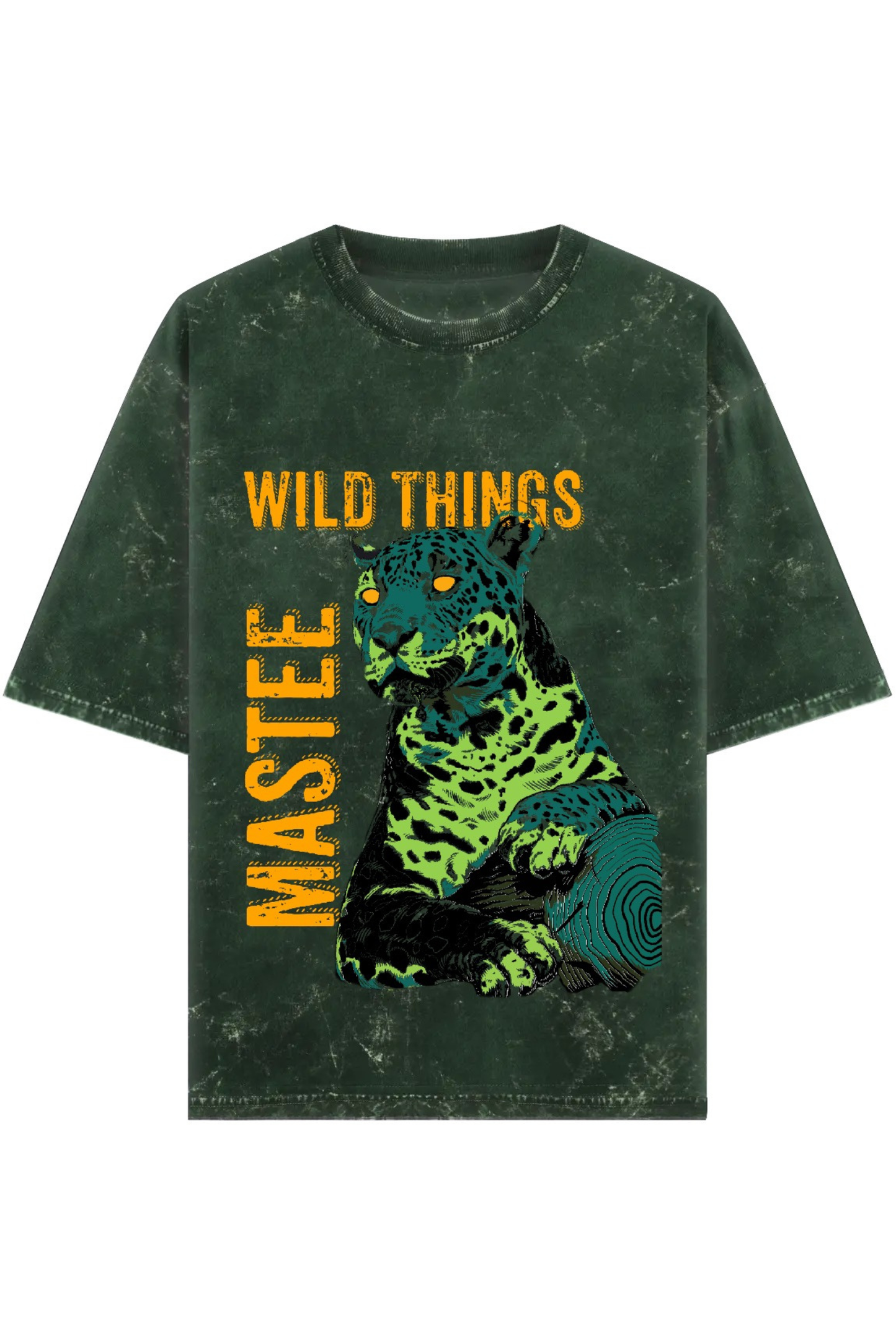 Wild Things Acid Washed Oversized Tee