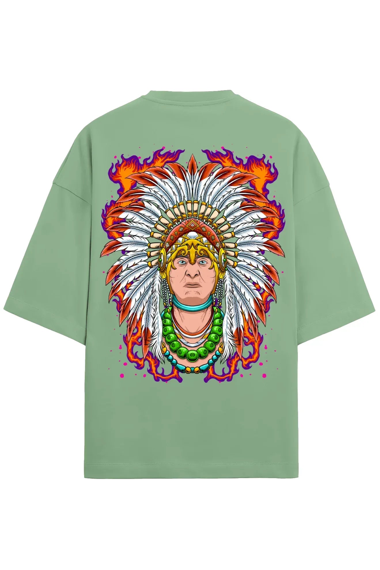 Native American Chief Oversized Terry - MasteeZone
