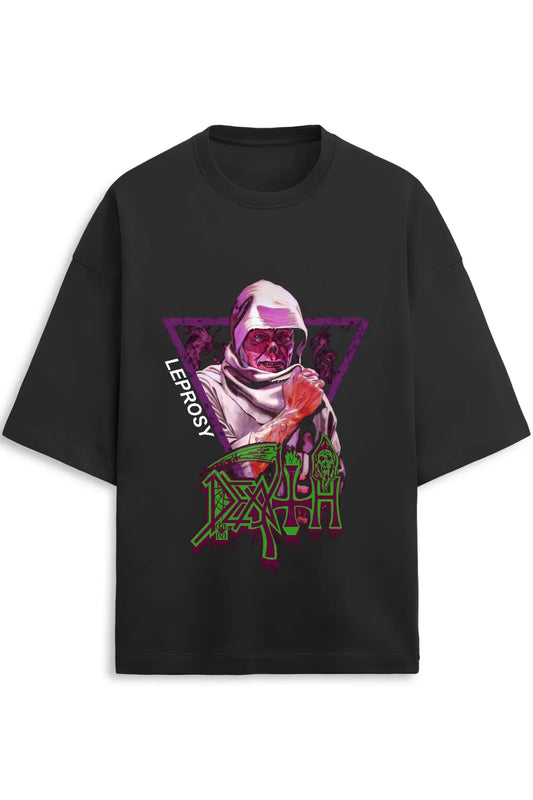 Leprosy Terry Oversized Tee