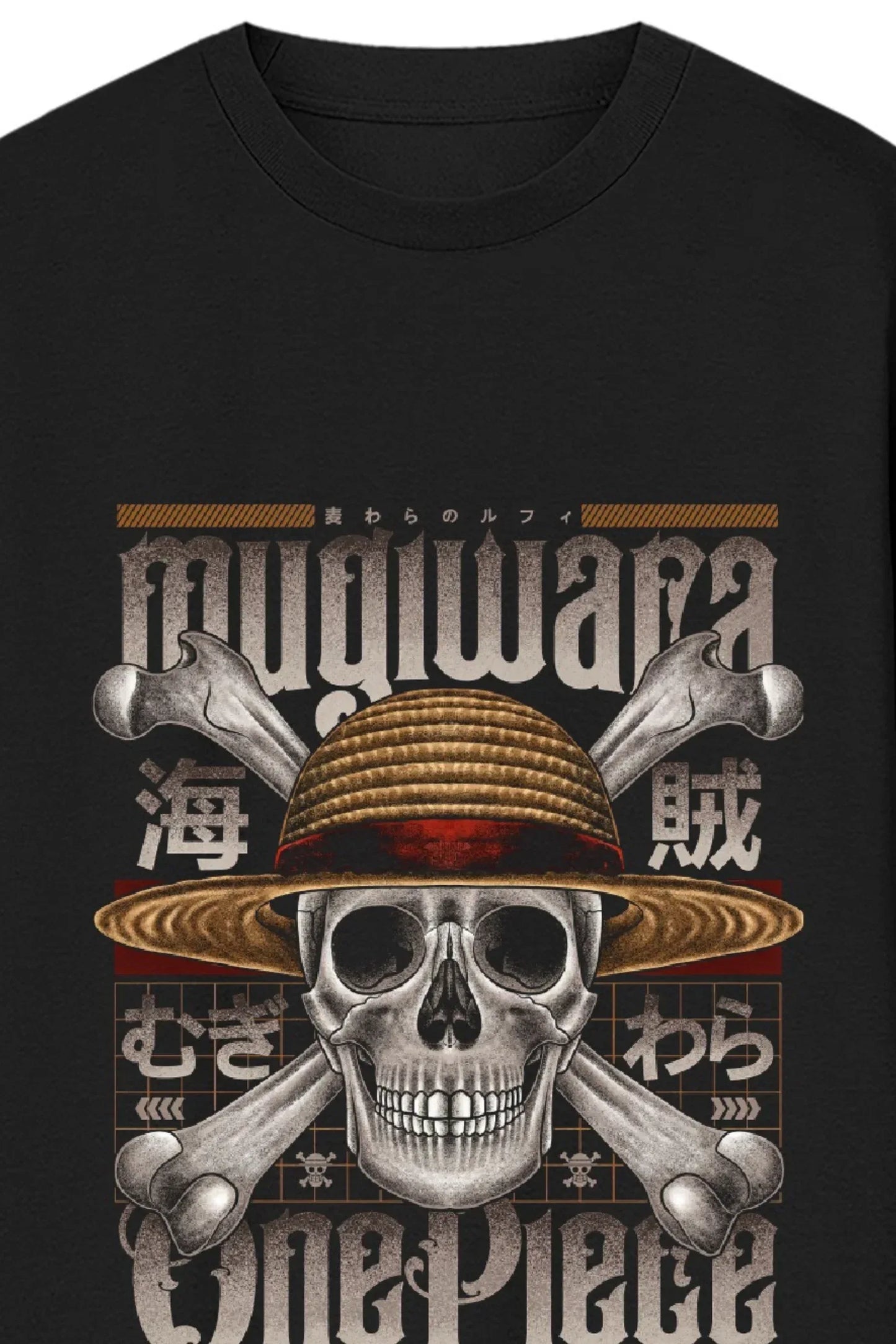Mugiwara Pirate Oversized Standard T-Shirt - MasteeZone