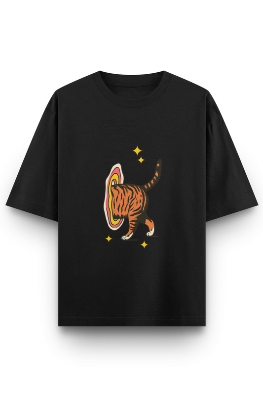 Cat Portal Oversized Classic T-Shirt