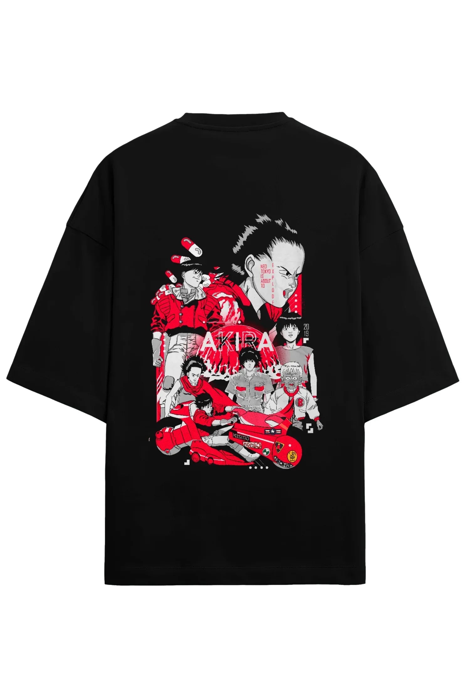 Tetsuo Kaneda アキラ Terry Oversized Tee - MasteeZone