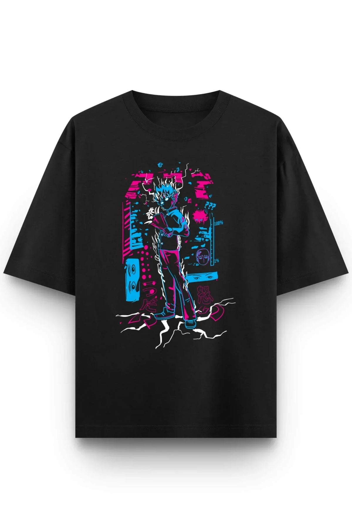 Shock Psycho Oversized Classic T-Shirt - MasteeZone