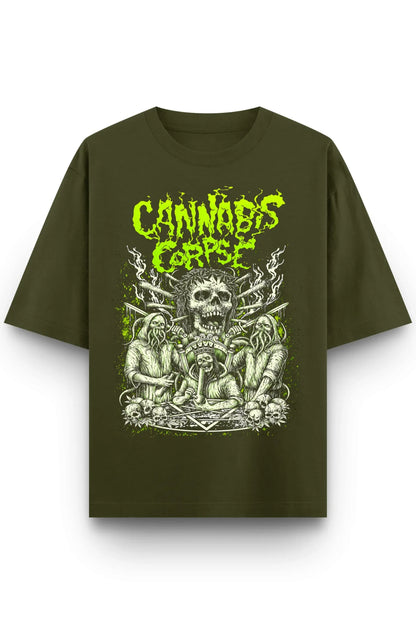 Cannabis Corpse Oversized Classic T-Shirt - MasteeZone