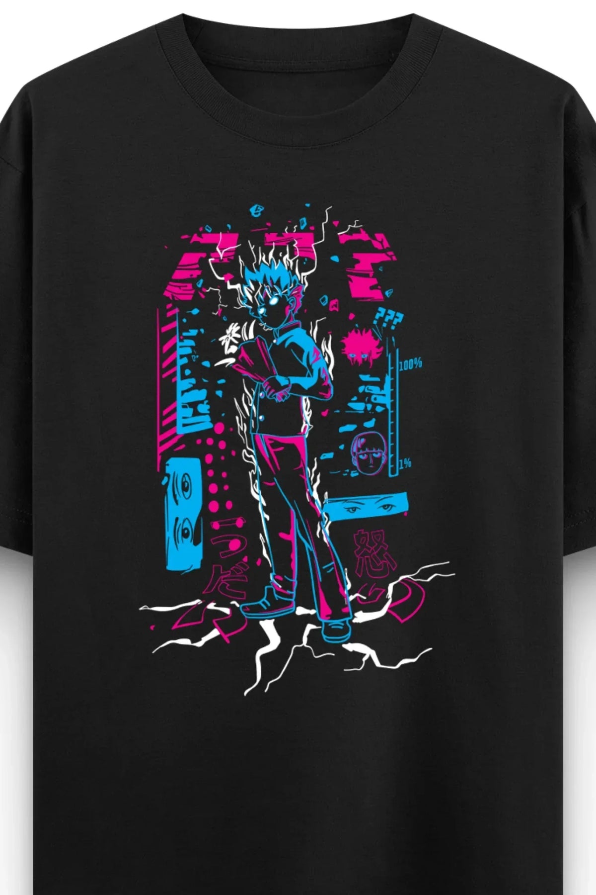 Shock Psycho Oversized Classic T-Shirt - MasteeZone