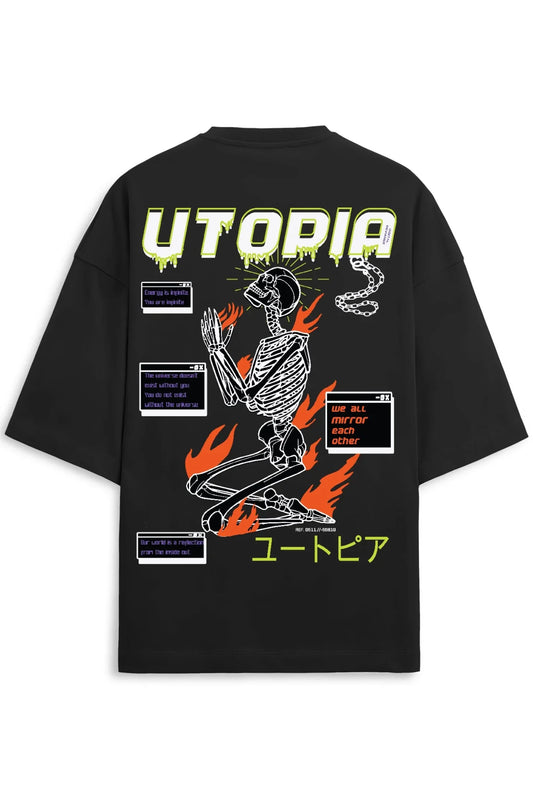 Utopia Terry Oversized Tee - MasteeZone