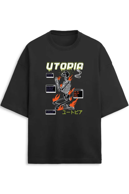 Utopia Terry Oversized Tee - MasteeZone