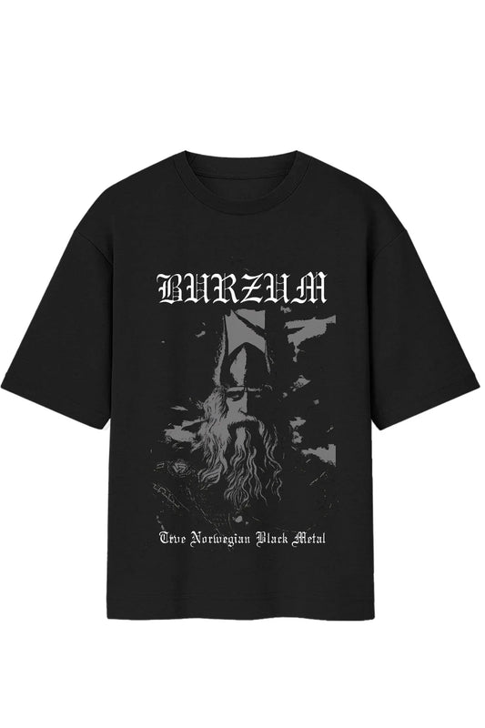 True Norwegian Black Metal Oversized Standard T-Shirt
