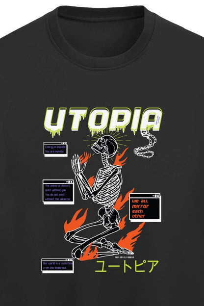 Utopia Terry Oversized Tee - MasteeZone