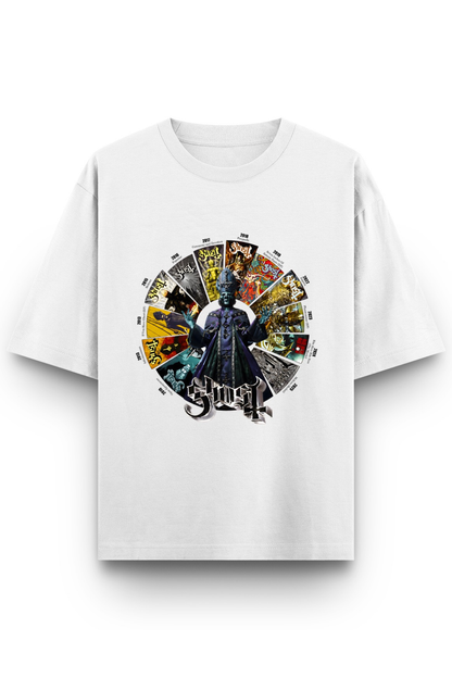 Ghost Discography Oversized Classic T-Shirt