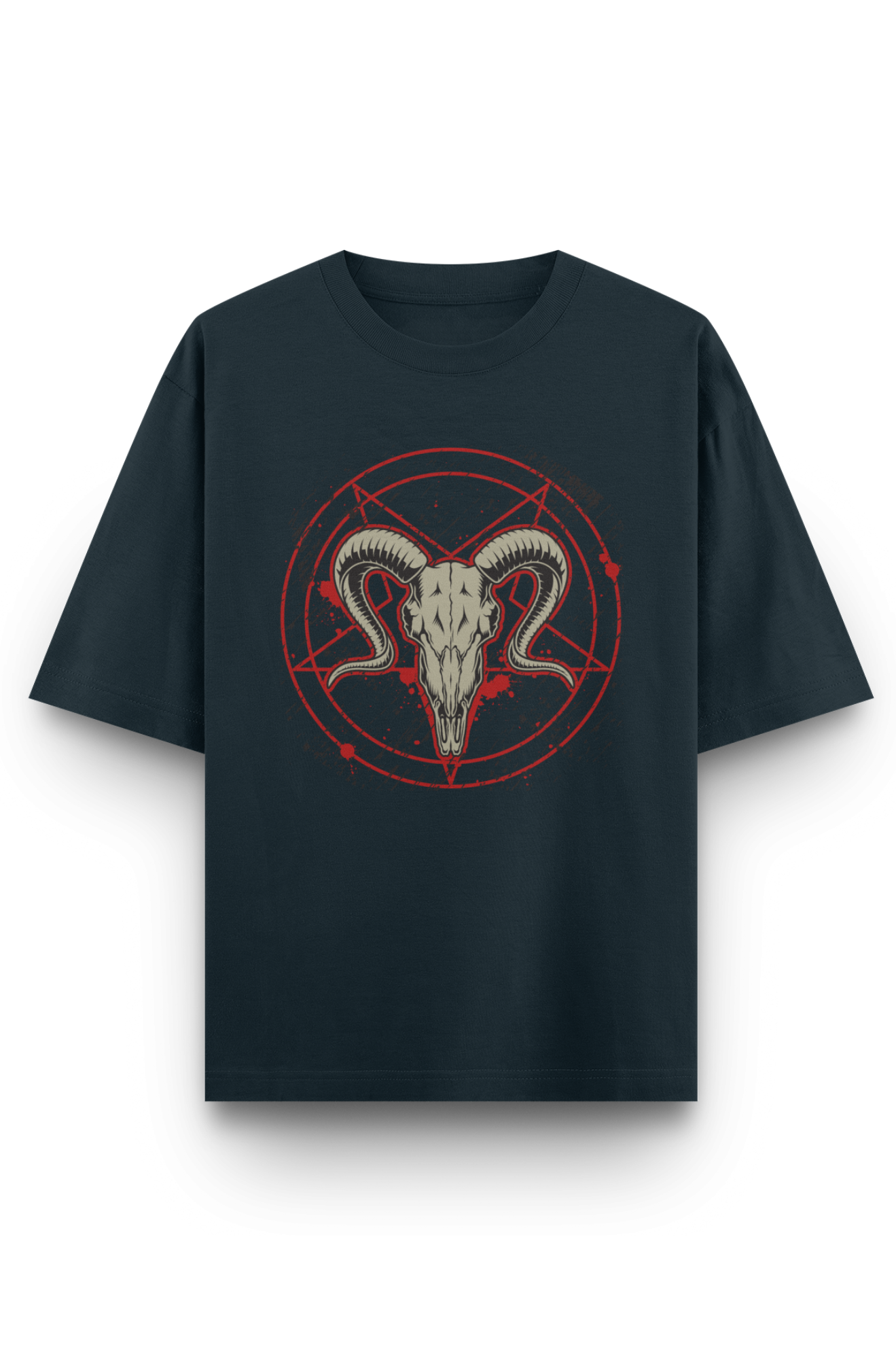 Pentagram Satanic Oversized Classic