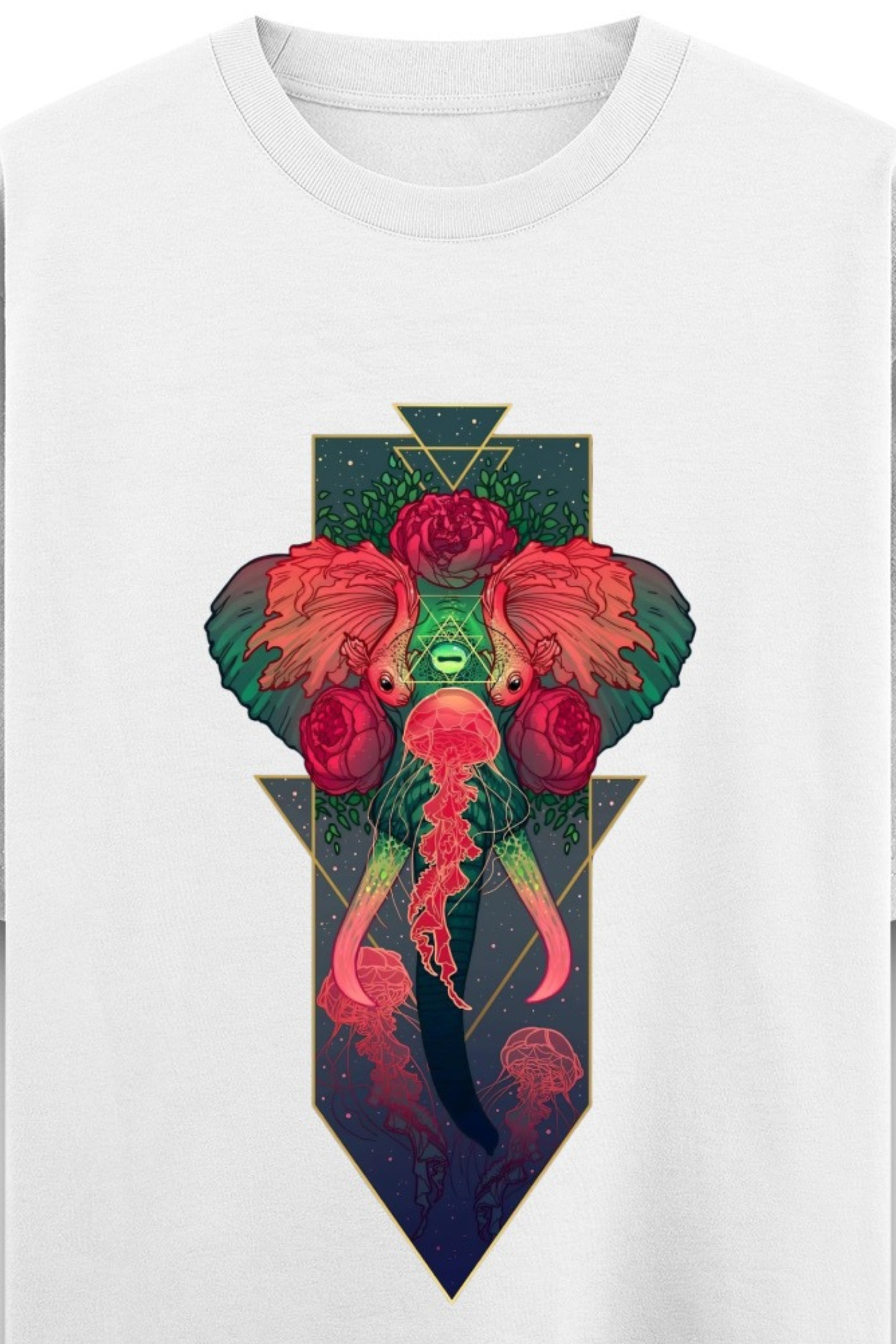 Eleflower Oversized Classic T-Shirt