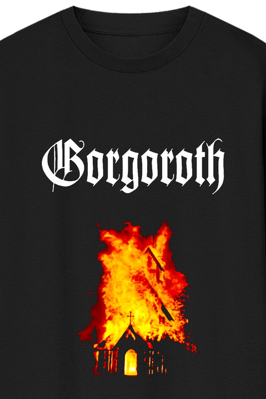 Burning Church Oversized Standard T-Shirt
