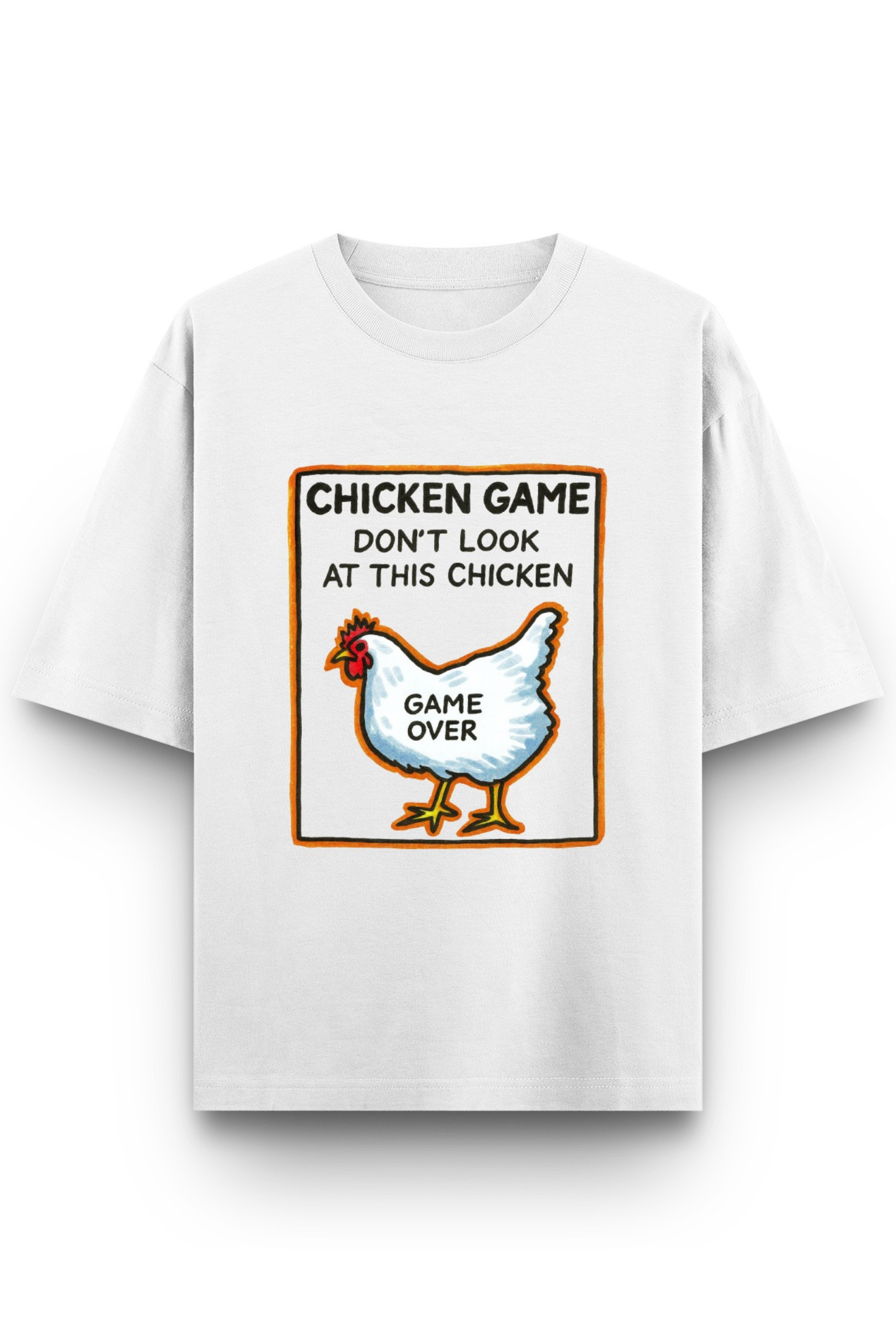 Chicken Game Oversized Classic T-Shirt
