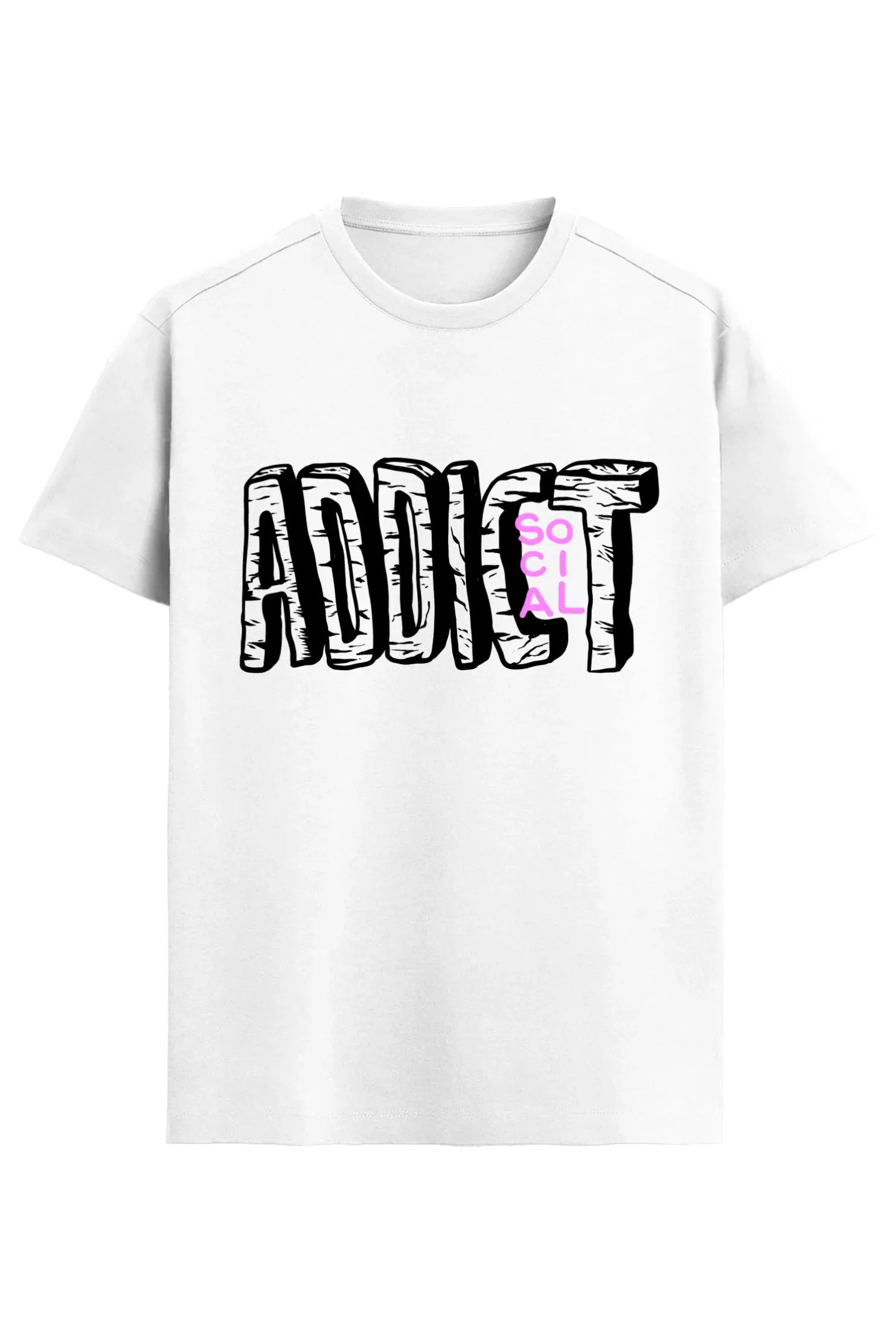 Social Addict Supima T-Shirt - MasteeZone